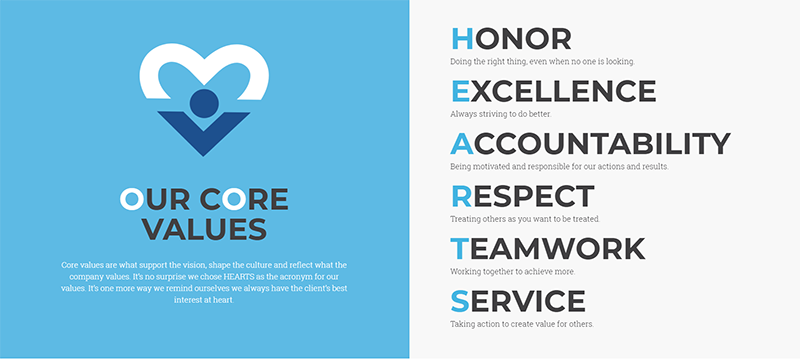 NSM core values graphic