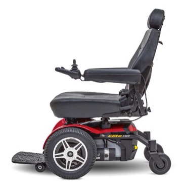 a motorized wheelchair