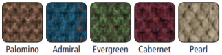 Fabric options for the comforter series