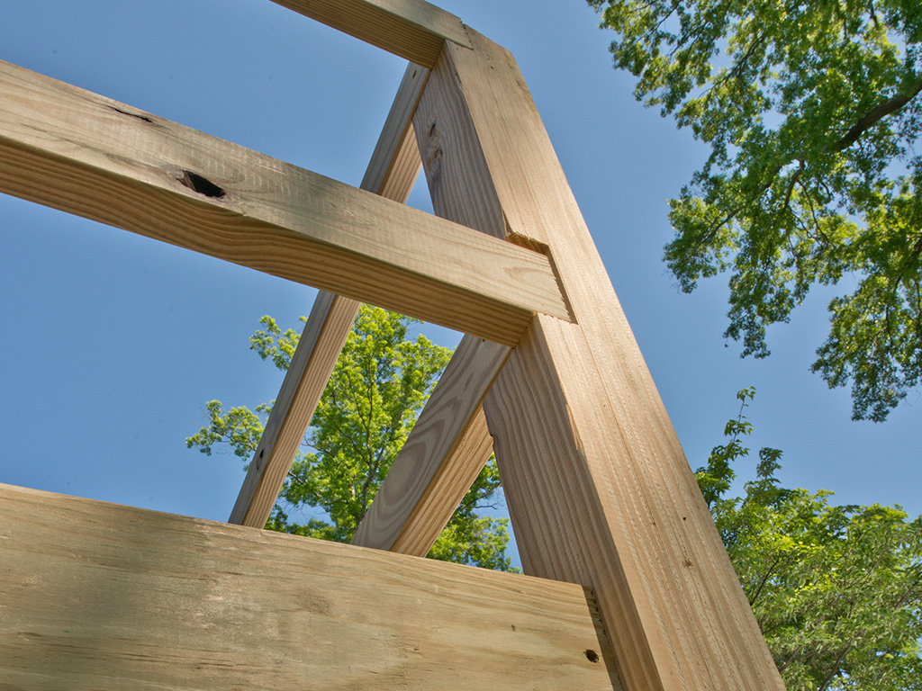 Wood Deck Ramp