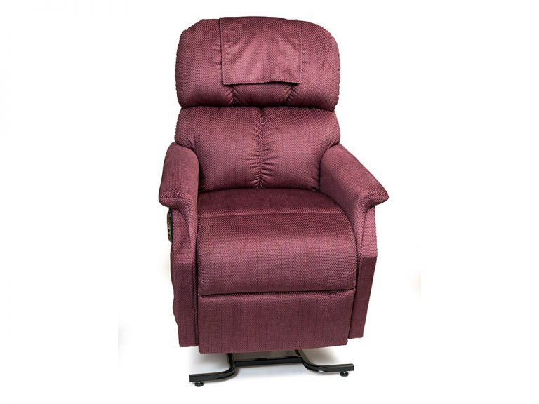 The red comforter chair