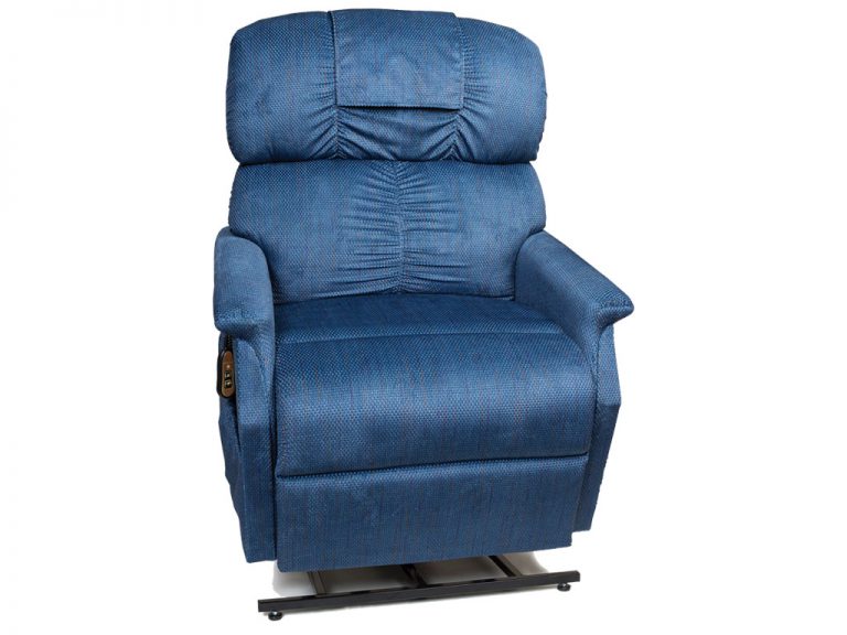 The blue comforter chair
