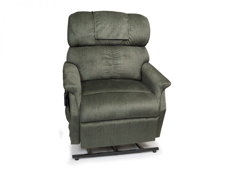 The green comforter chair