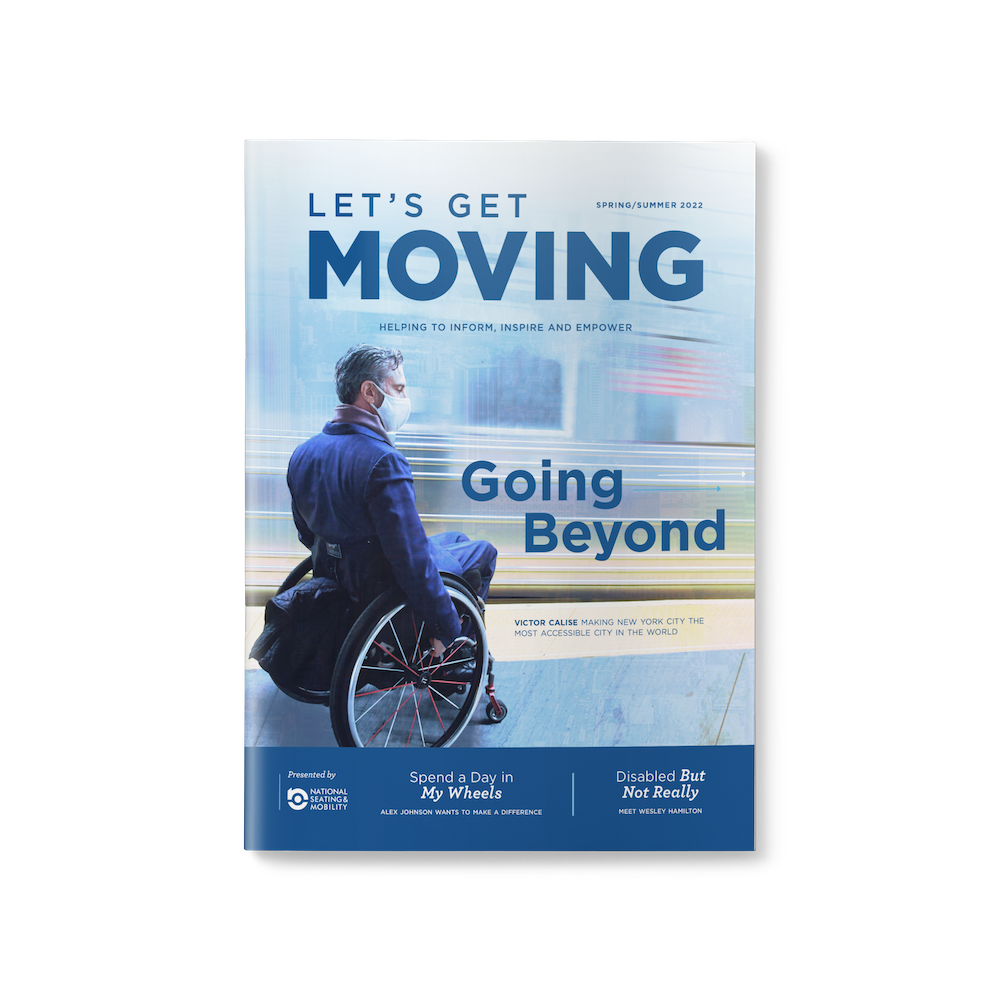 The front cover of the Spring/Summer 2022 issue of Let's Get Moving magazine